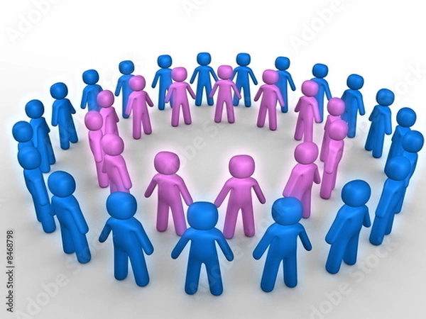 Fototapeta In commnunity