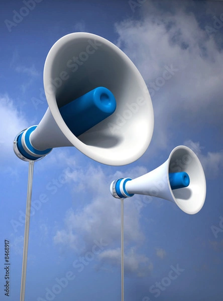Obraz megafoni