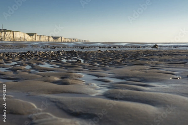 Obraz Plage sauvage et falaises