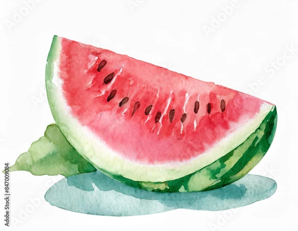 Obraz watermelon watercolor illustration