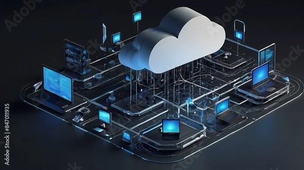 Obraz cloud computing concept