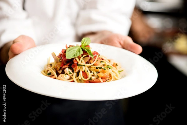 Obraz Pasta is ready to serve.