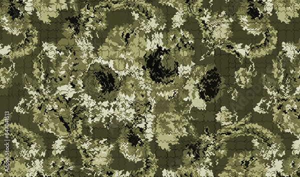 Fototapeta Digital And Textile Design Pattern