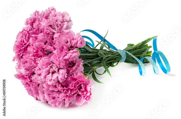 Obraz bouquet of carnations isolated