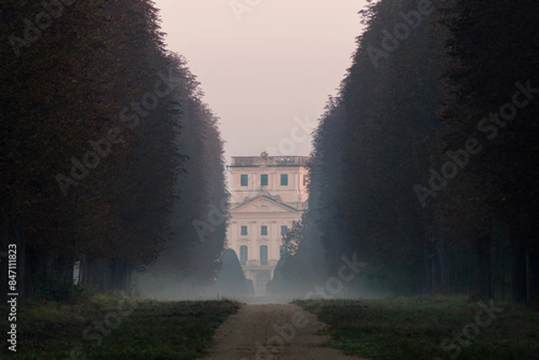 Obraz Esterhazy castle backyard in Hungary