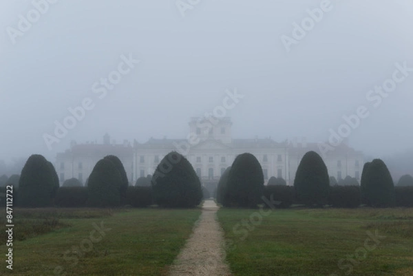 Obraz Esterhazy castle backyard in Hungary