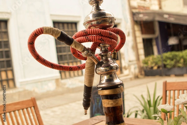 Obraz Colorul hookah in bar in Tbilisi (Georgia)