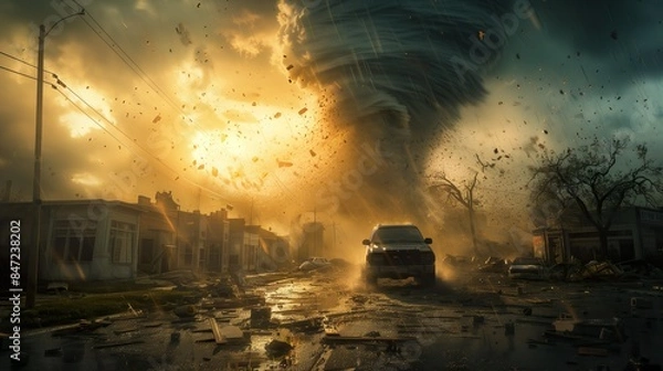 Obraz A Giant Storm, 