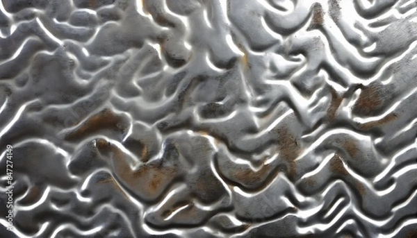 Obraz aluminum texture