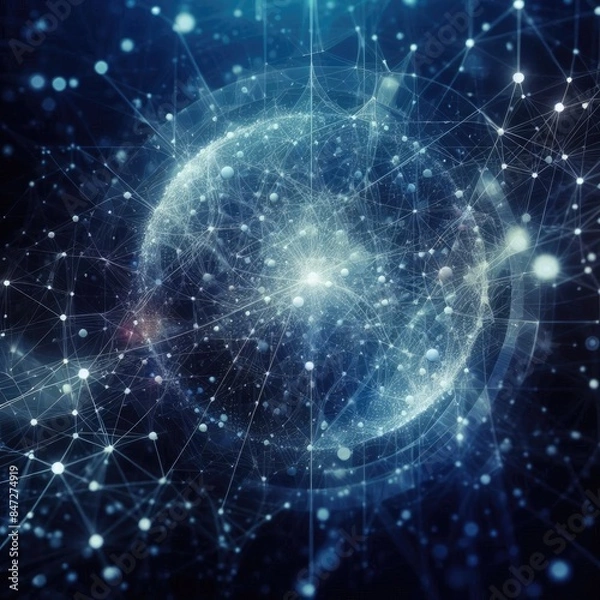 Fototapeta Quantum Connectivity in Modern Complexes: A Technological Revolution