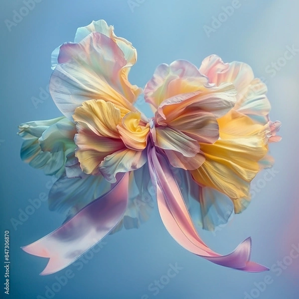 Obraz Colourful flowing flower
