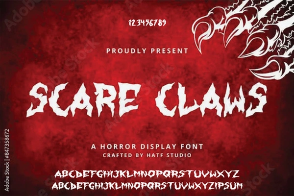 Obraz Modern youth style typography, stylish brush font style