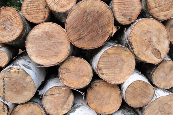 Obraz березовое полено