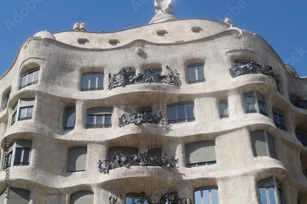 Fototapeta gaudi, monuments, barcelone