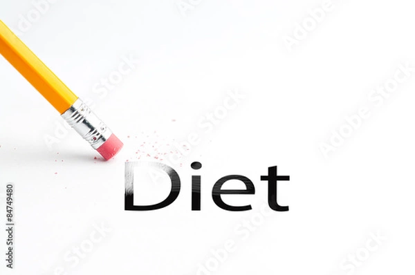 Fototapeta Pencil with eraser