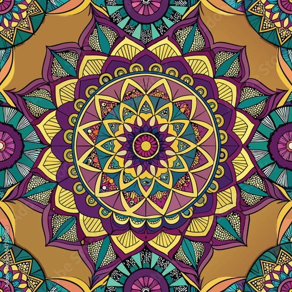 Obraz Colorful mandala design
