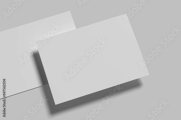 Fototapeta Certificate Blank Mockup