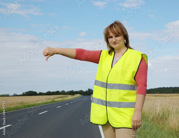 Fototapeta hilfe rufen