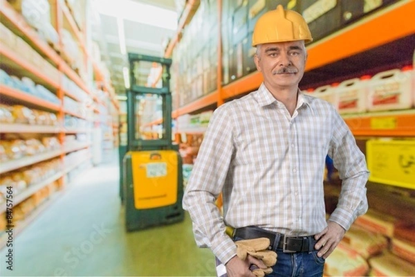 Obraz Construction Worker, Manual Worker, Hardhat.