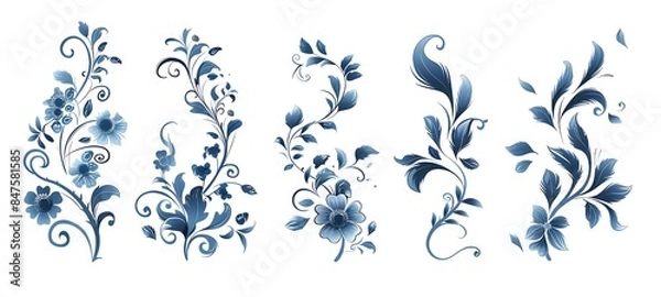 Fototapeta abstract floral background