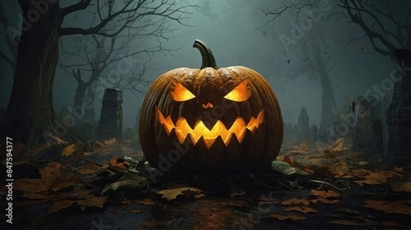 Fototapeta Pumpkin Halloween