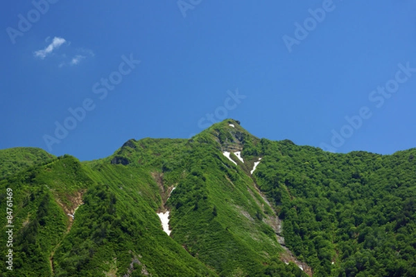 Obraz 新緑の谷川岳