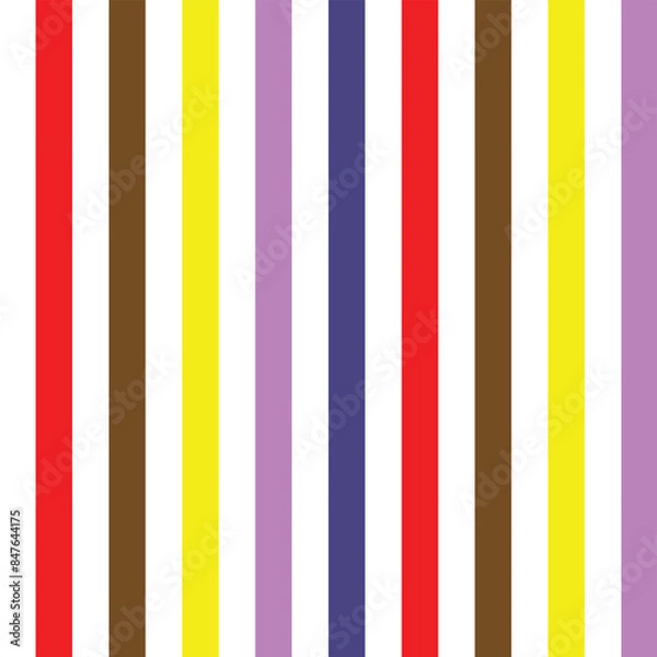 Obraz Colorful seamless pattern stripe. Vertical stripe abstract background vector illustration