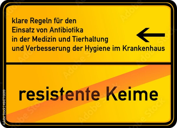 Fototapeta Resistente Keime