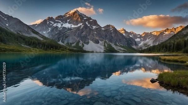 Obraz lake in the mountains