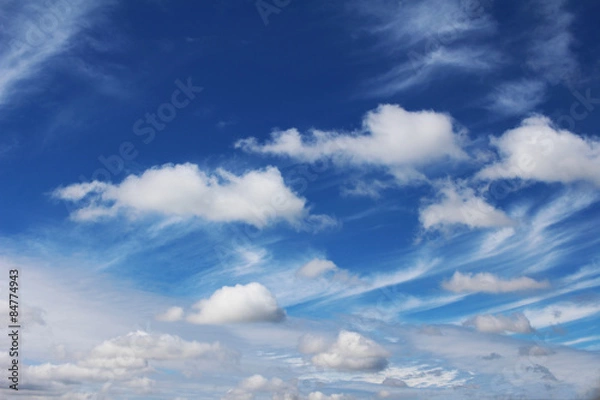 Fototapeta Blue sky and clouds clear