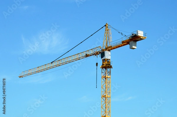 Obraz Obendrehender Turmkran