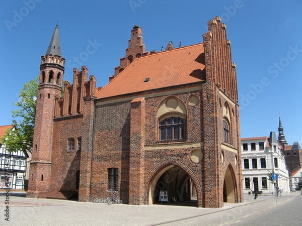 Fototapeta Town Hall in Tangermuende