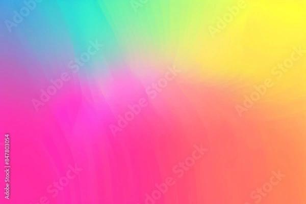 Fototapeta Vibrant rainbow color gradient background with smooth transition effects