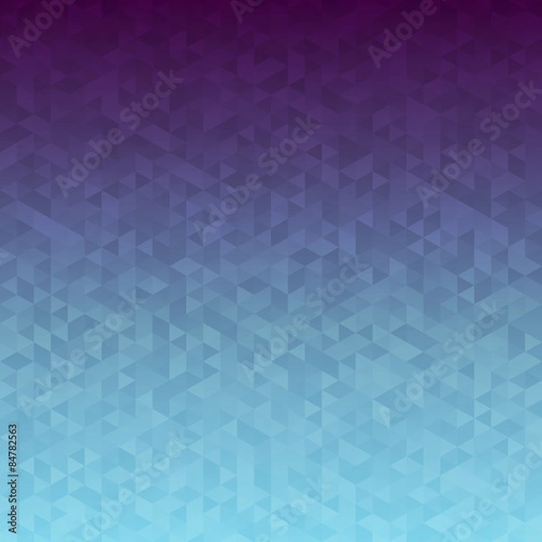 Fototapeta Abstract triangular pattern.Simple gradient background. Vector illustration with geometric elements