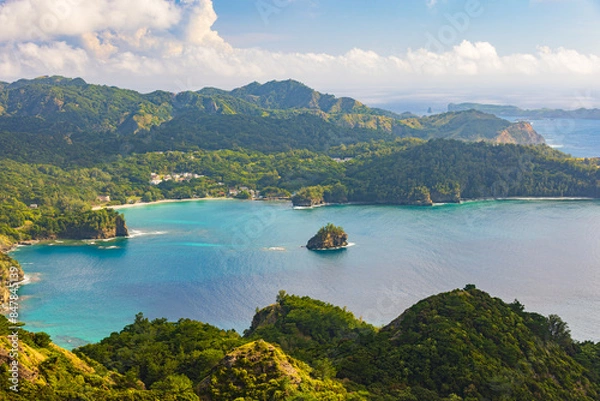 Obraz 小笠原諸島・父島　旭山山頂から望む絶景　
