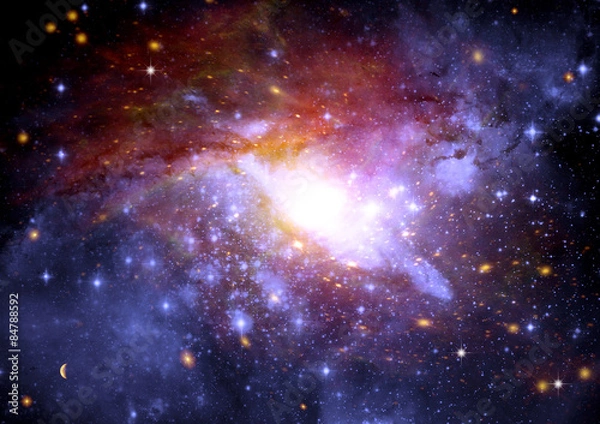Fototapeta Star field in space and a nebulae