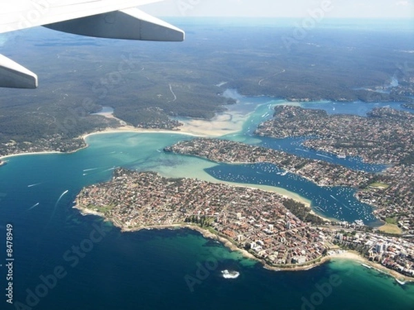 Fototapeta Sydney Panorama, Birds Eye View