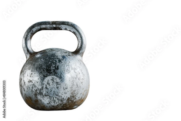 Fototapeta Old Rusty Kettlebell