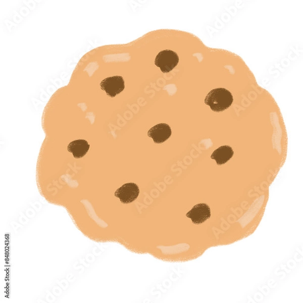 Obraz chocolate chip cookie