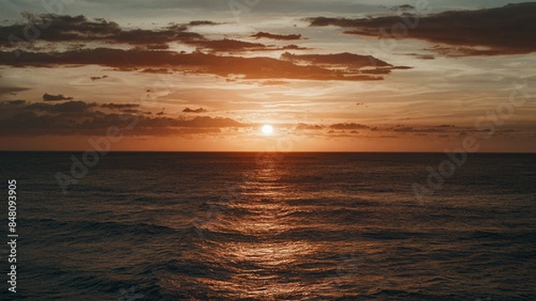 Obraz sunset over the sea