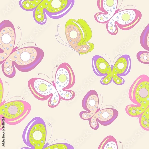 Fototapeta butterflies design