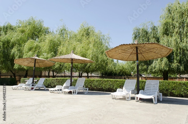 Fototapeta Deck Chairs