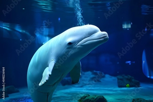 Fototapeta Beluga whale 