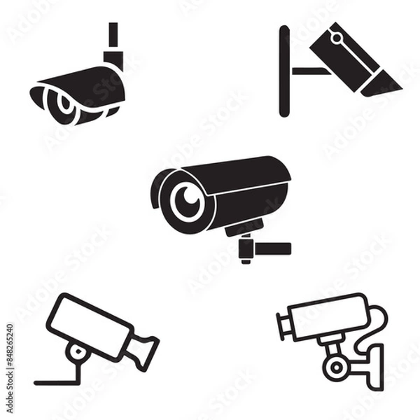 Fototapeta CCTV vector design eps file 