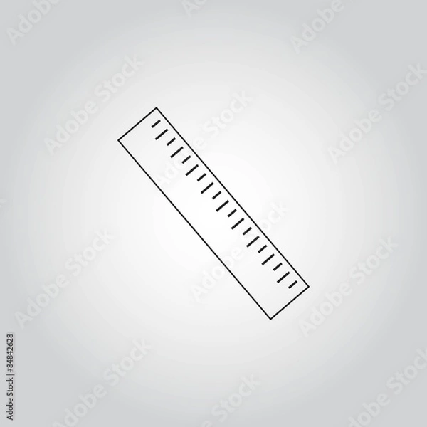 Obraz Ruler Icon vector