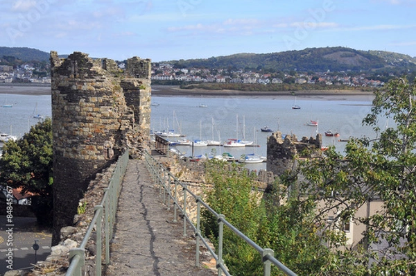 Fototapeta Conwy in North Wales