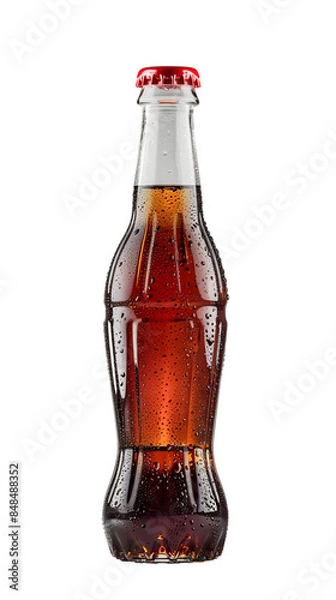 Fototapeta Botella de refresco con fondo transparente