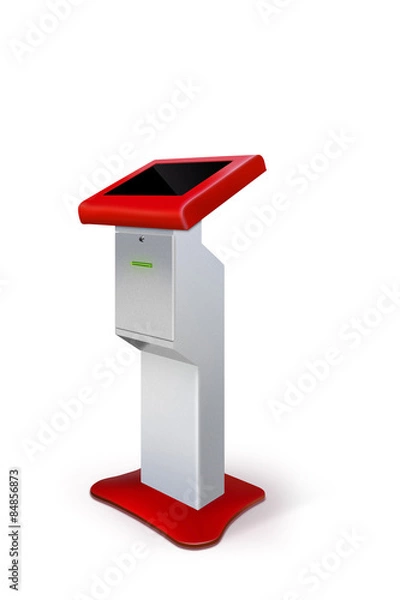 Obraz Interactive Information Kiosk Terminal Stand