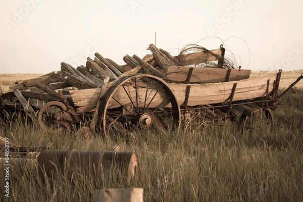 Obraz Abandoned Wagon