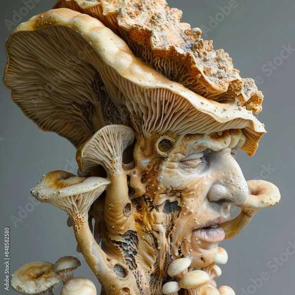 Obraz head shaped mushroom